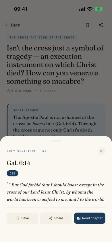 A Bible verse open in a sheet, Protestant theme